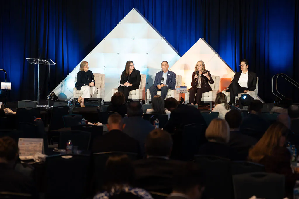 The Site Selector's Guild Fall Forum main stage session discussing key insights from the Guild and DCI's 2026 State of Site Selection annual research.